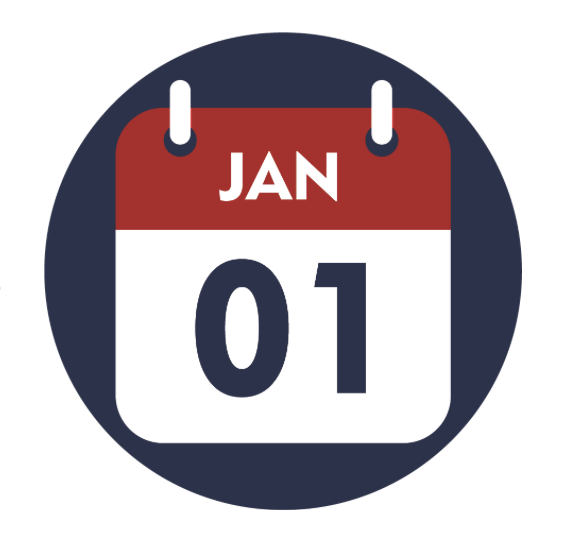 The image is a cartoon depiction of a calendar page showing January 1st. It's representing the new year, the time when people make resolutions and try to kick their cravings.